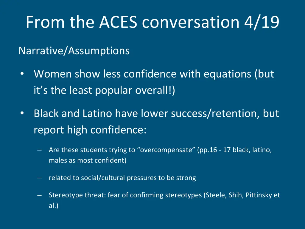 from the aces conversation 4 19 1