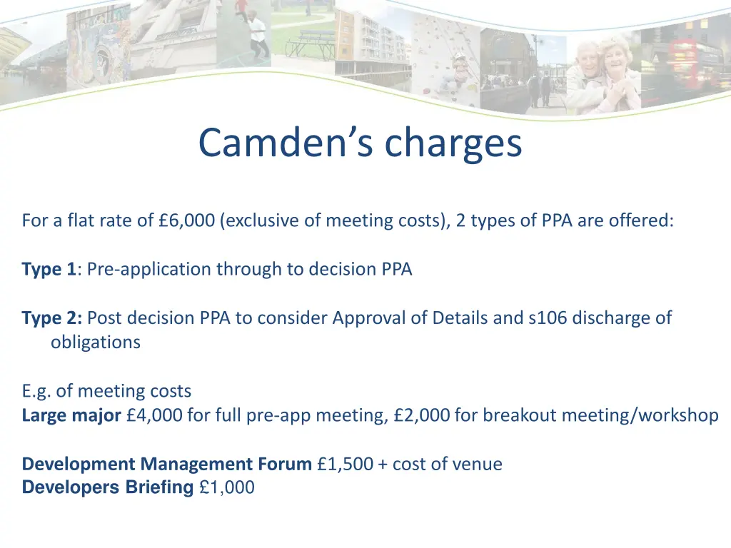 camden s charges