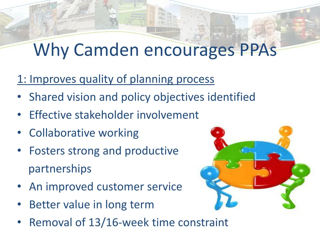 why camden encourages ppas