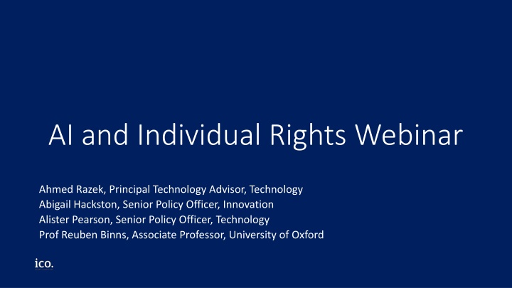 ai and individual rights webinar