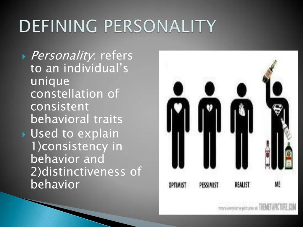 personality refers to an individual s unique