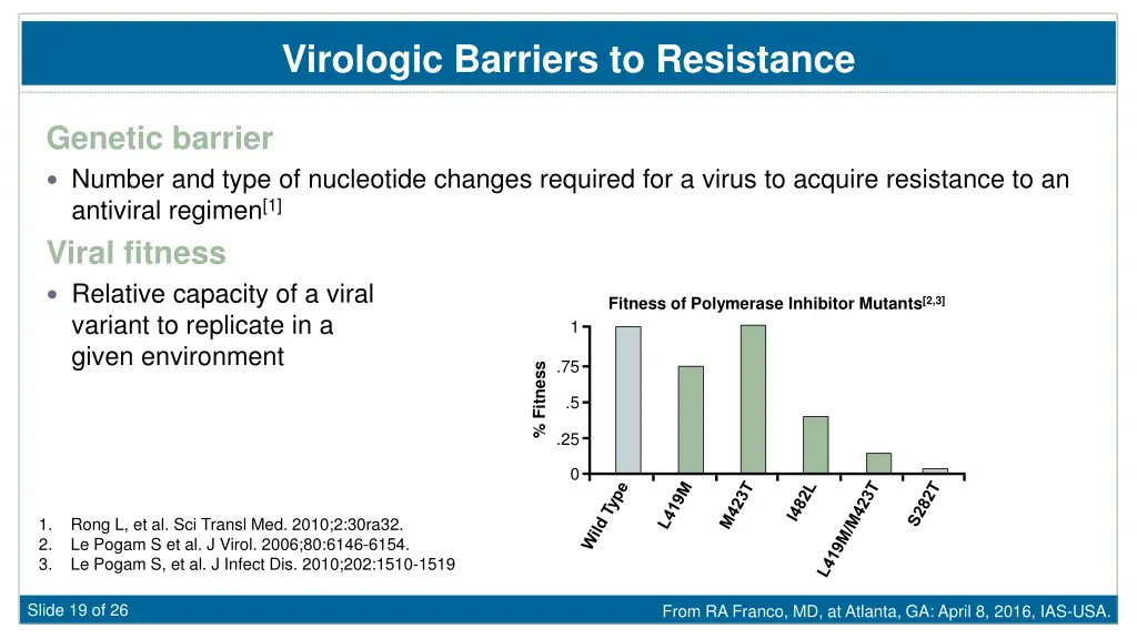 virologic barriers to resistance