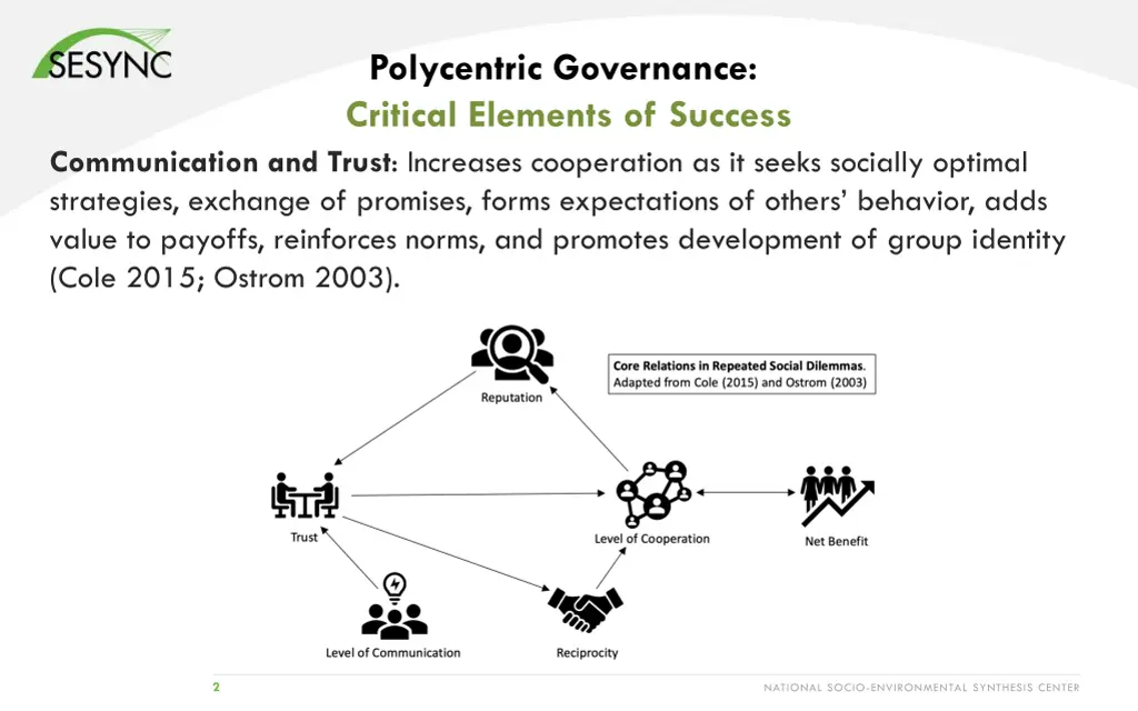 polycentric governance critical elements