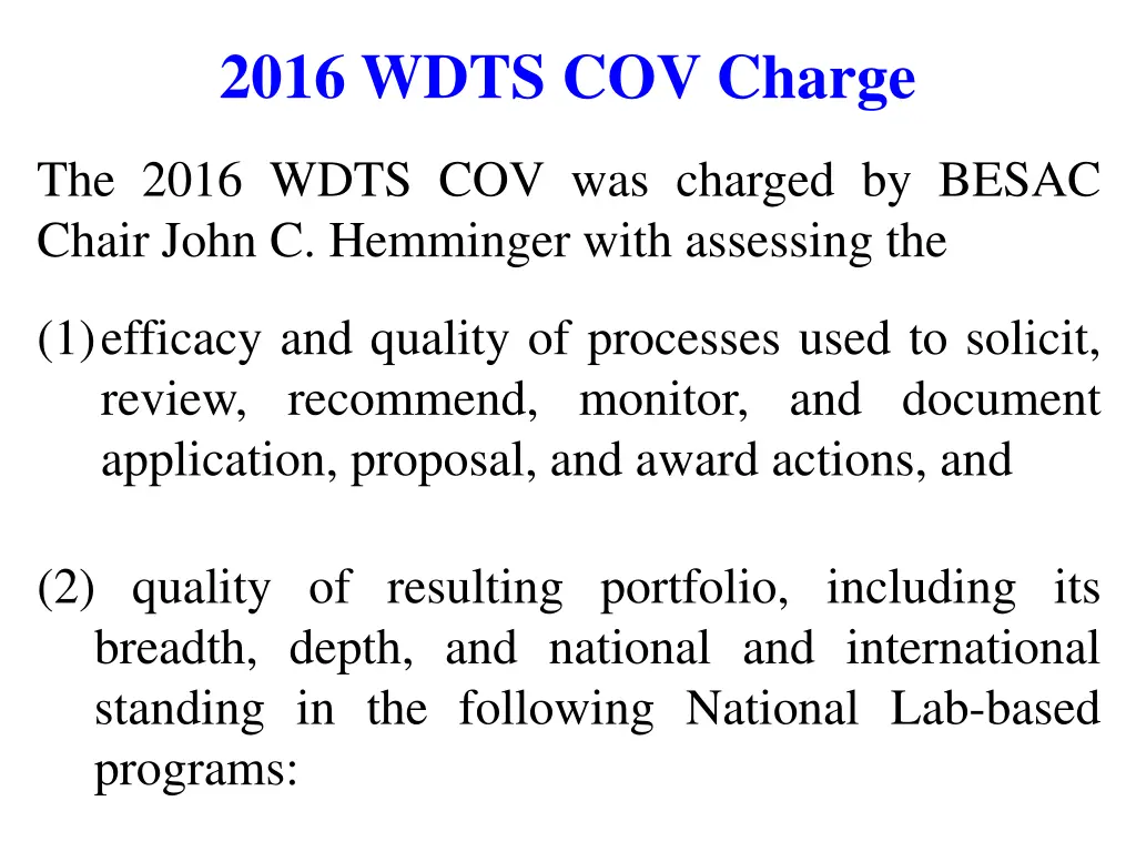 2016 wdts cov charge