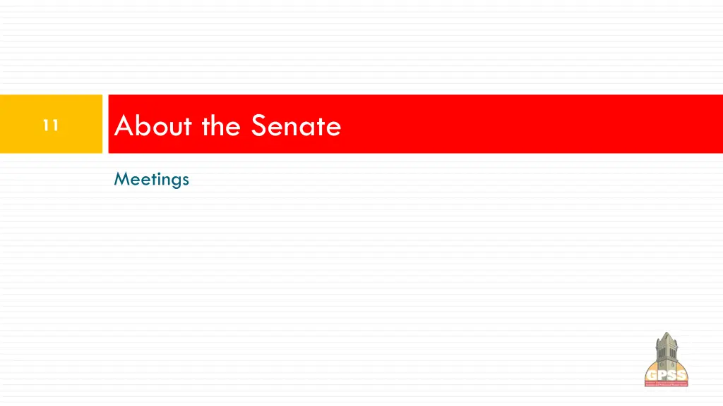 about the senate 1