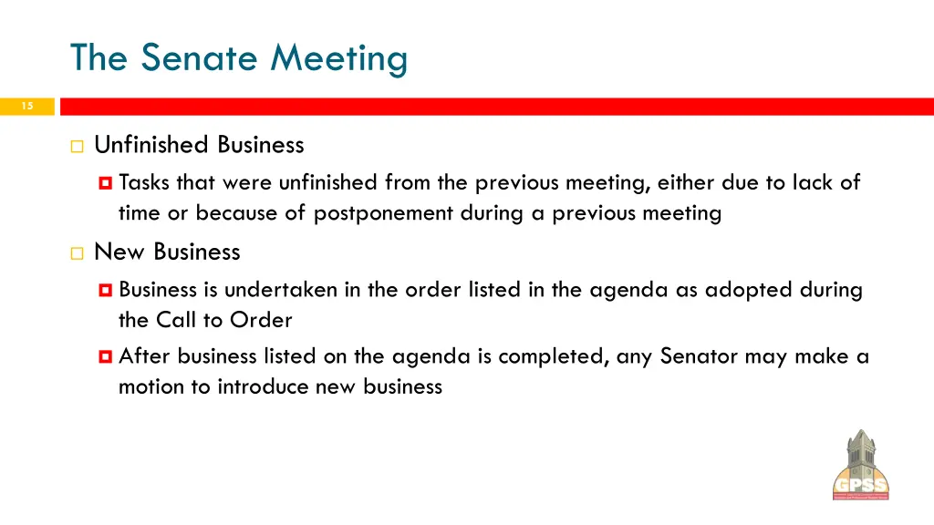 the senate meeting 2