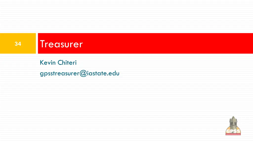 treasurer