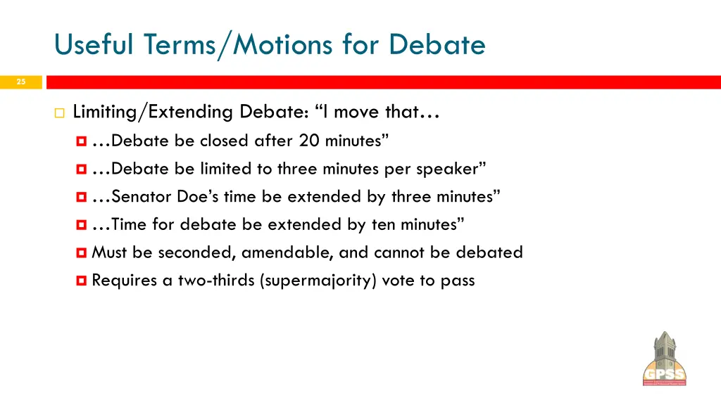 useful terms motions for debate 2