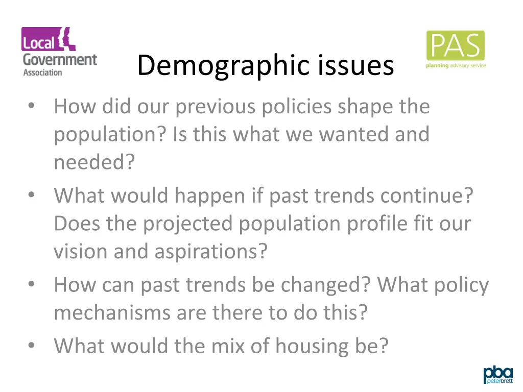 demographic issues