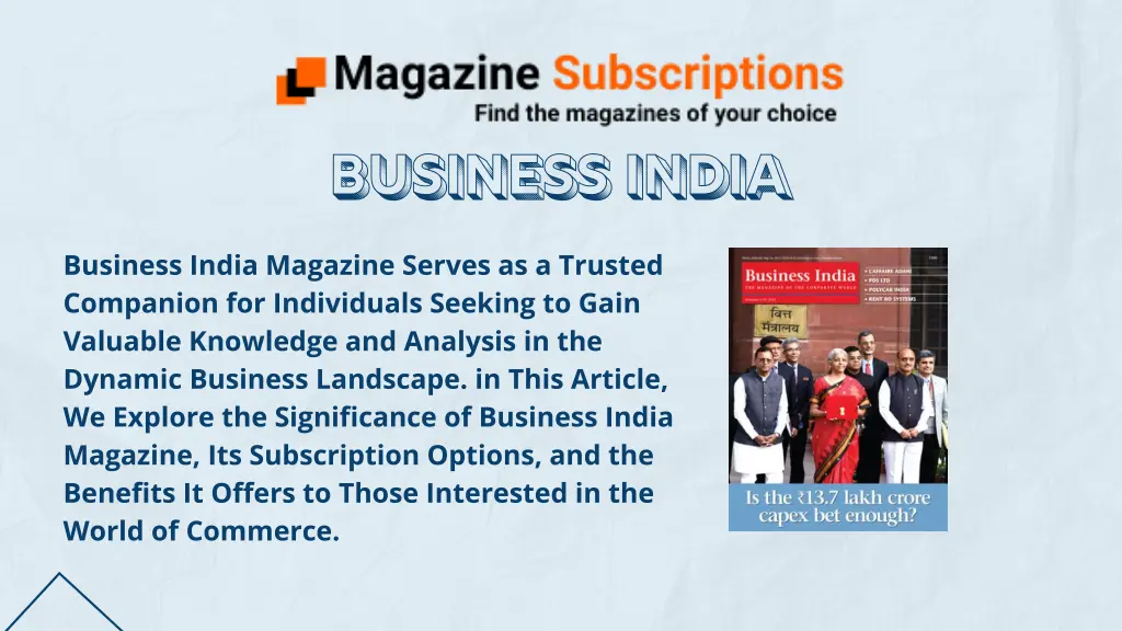 business india