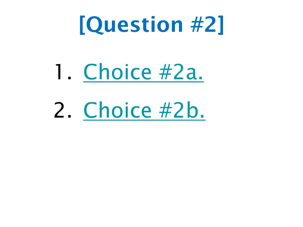 question 2