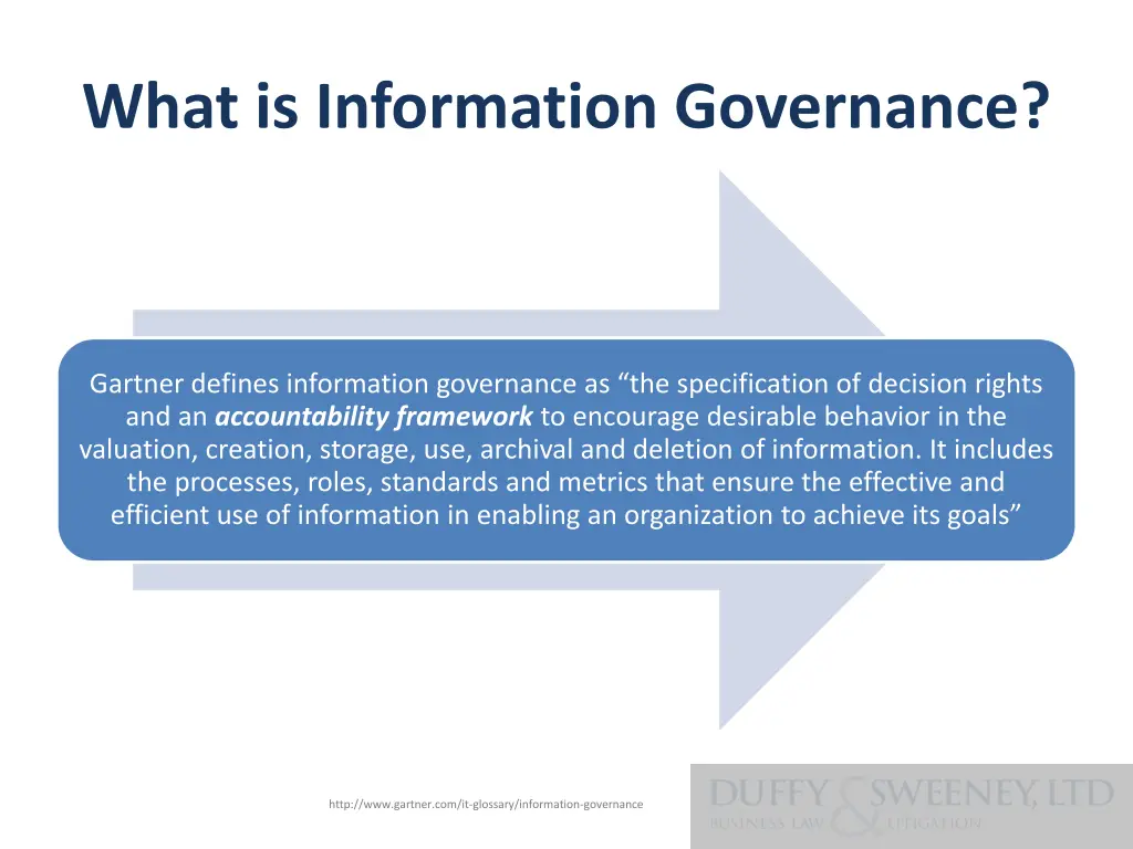 what is information governance