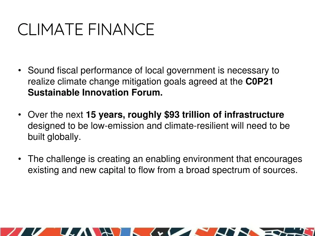 climate finance