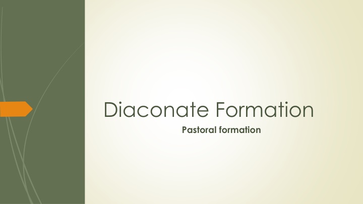 diaconate formation