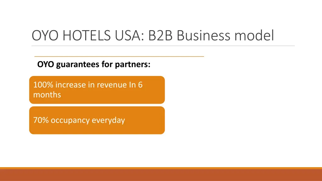 oyo hotels usa b2b business model