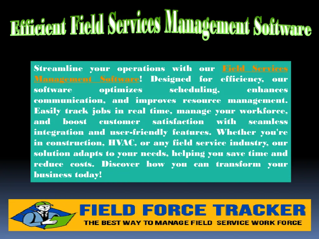 efficient field services management software 3