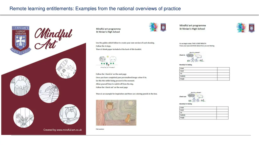 remote learning entitlements examples from 3