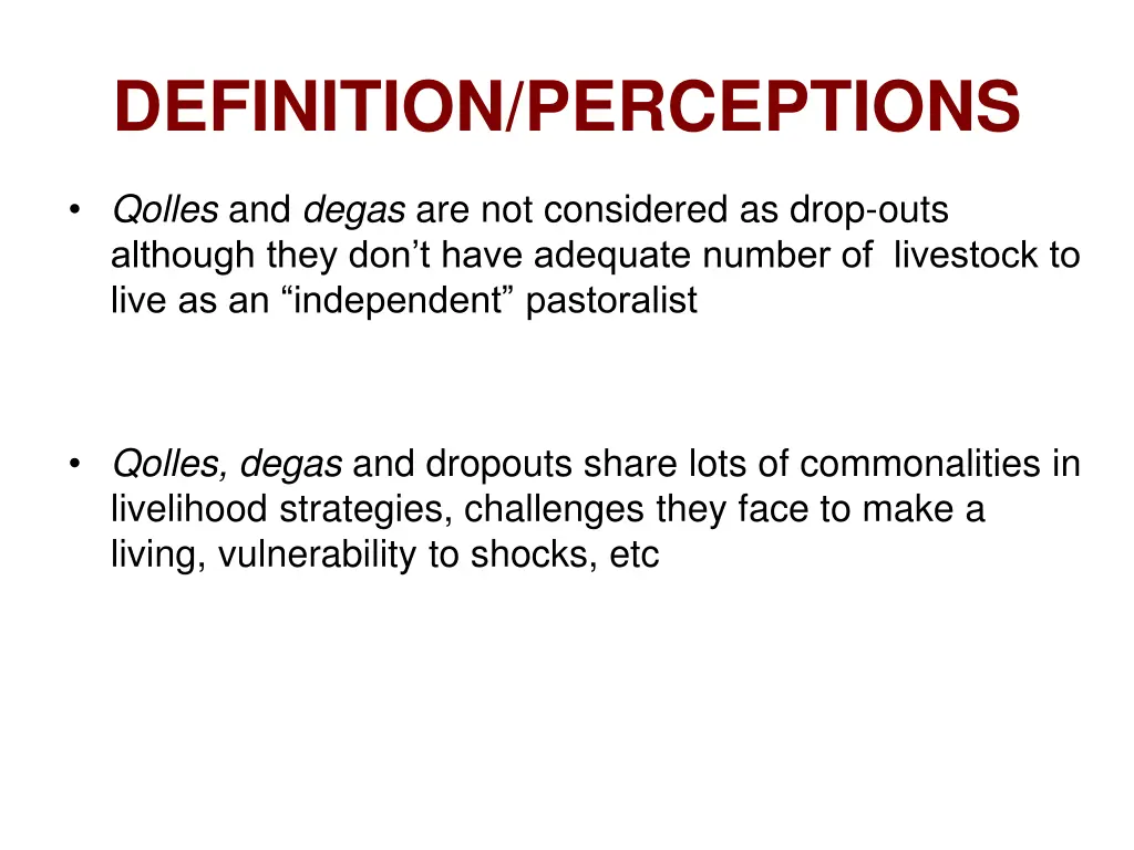 definition perceptions 2