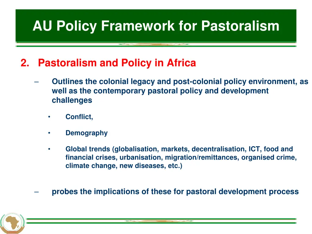 au policy framework for pastoralism 1