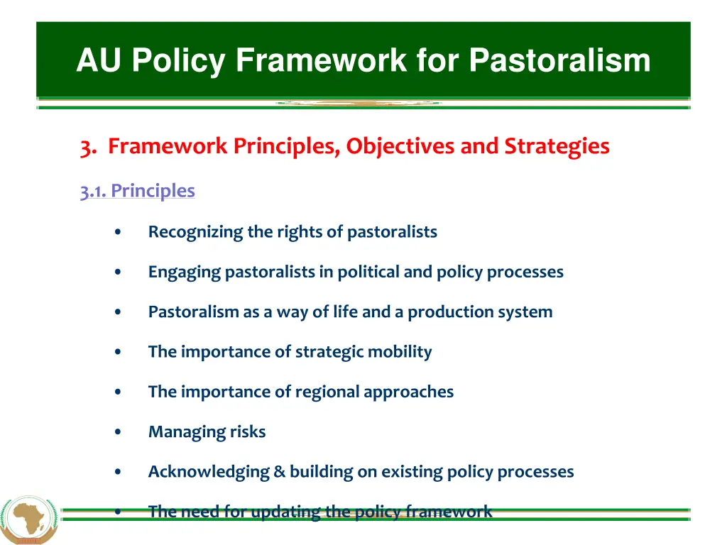 au policy framework for pastoralism 2