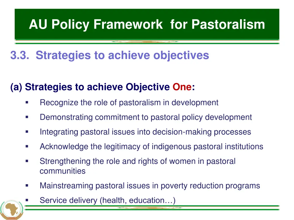 au policy framework for pastoralism 4