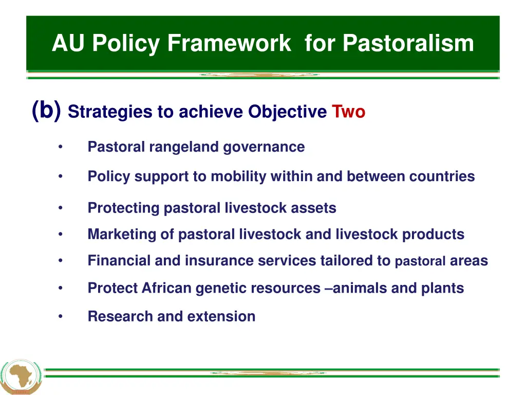 au policy framework for pastoralism 5