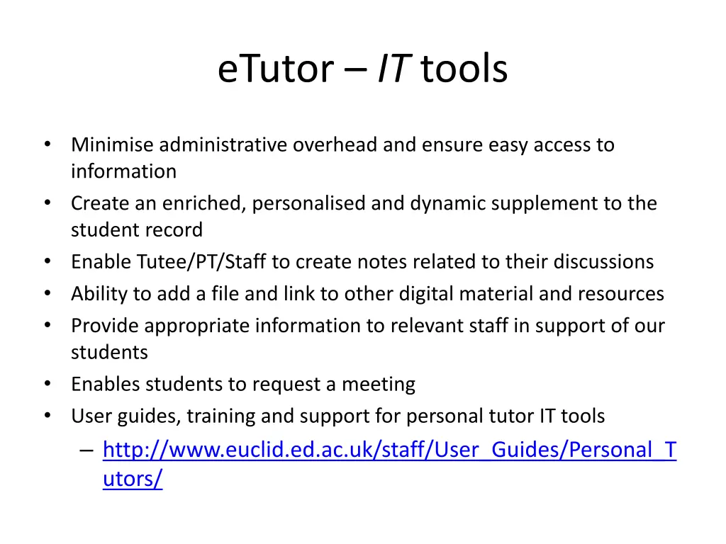 etutor it tools