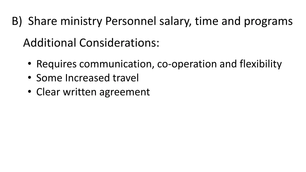 b share ministry personnel salary time 1