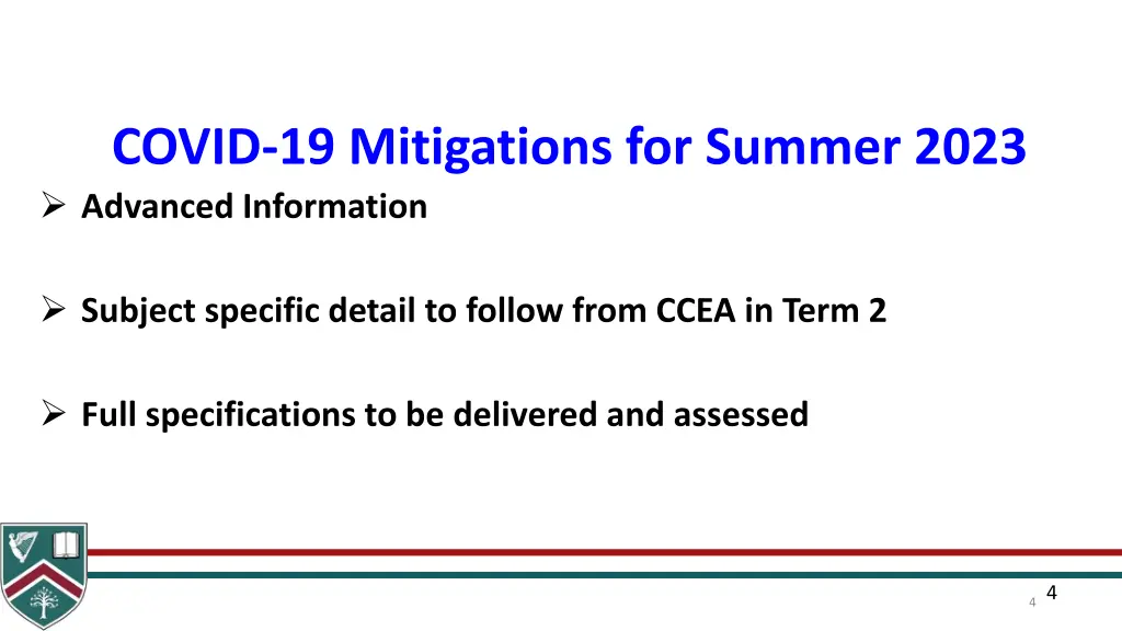 covid 19 mitigations for summer 2023 advanced