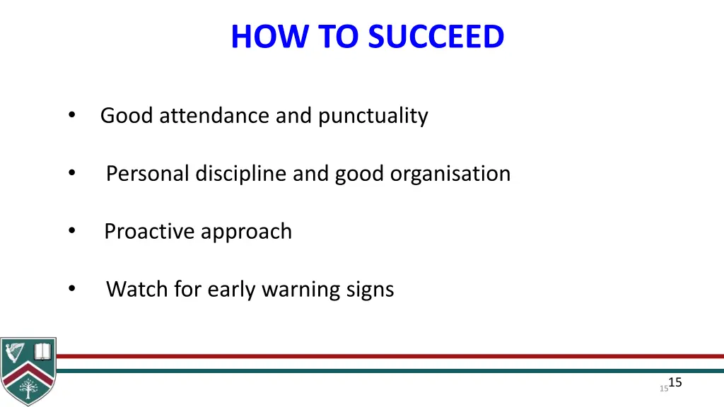 how to succeed