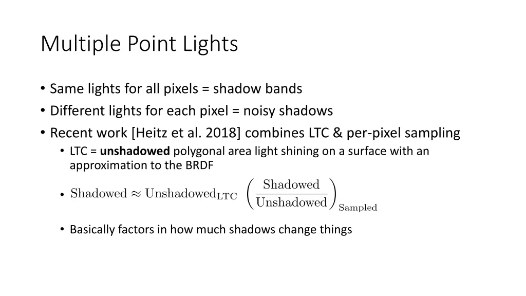 multiple point lights