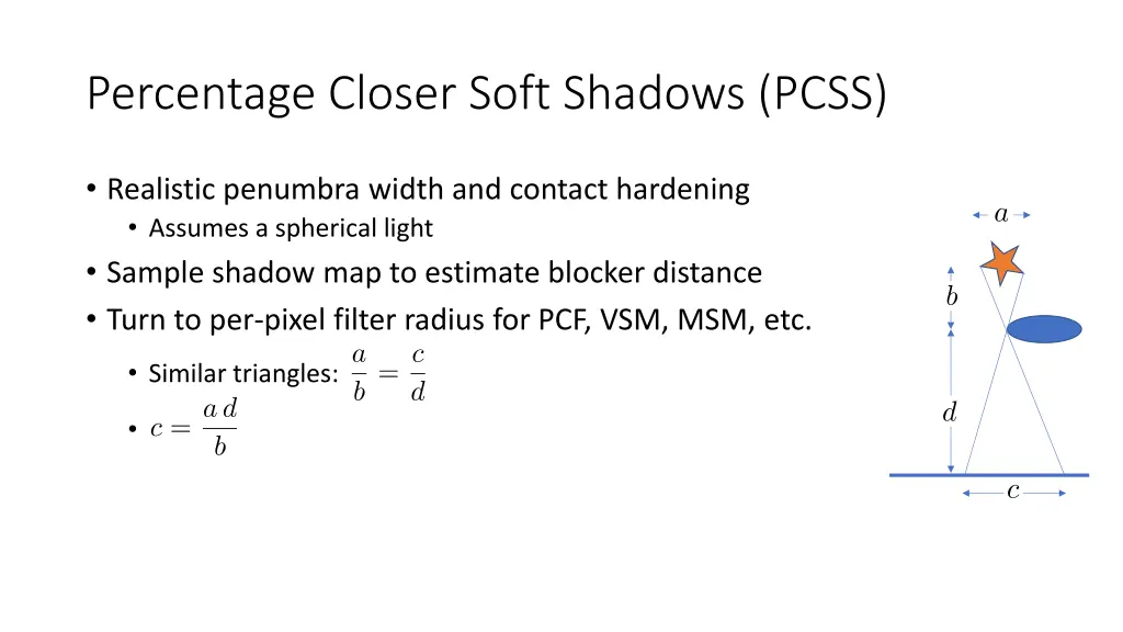 percentage closer soft shadows pcss