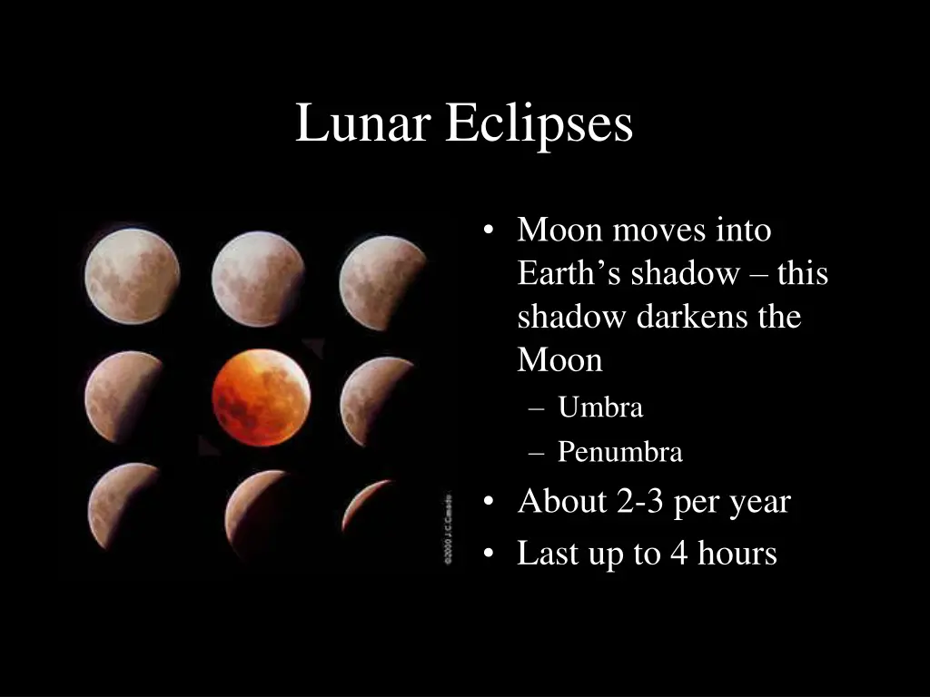 lunar eclipses