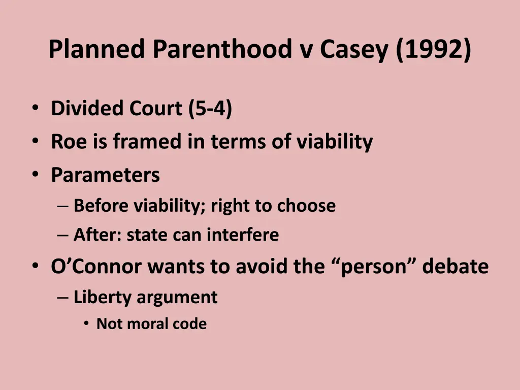 planned parenthood v casey 1992