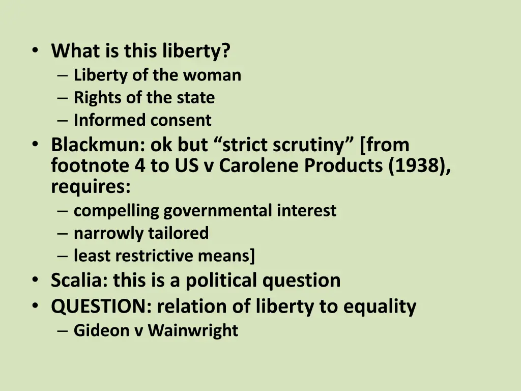 what is this liberty liberty of the woman rights