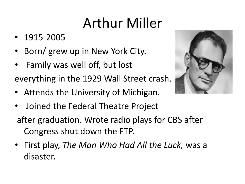 arthur miller