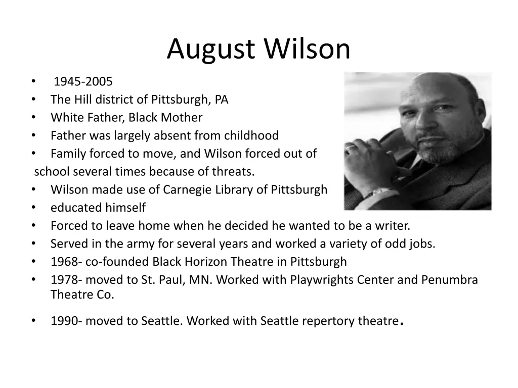 august wilson