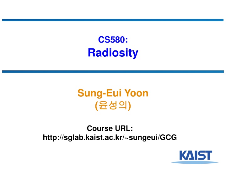 cs580 radiosity