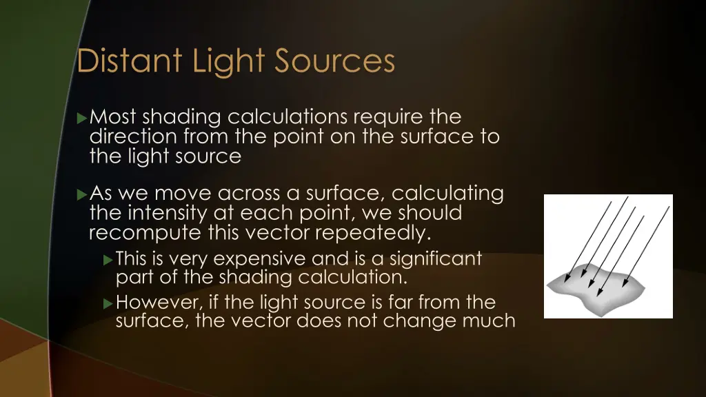 distant light sources