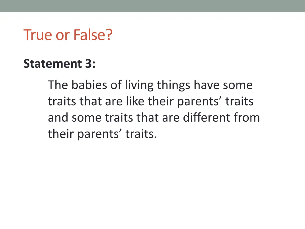 true or false 2