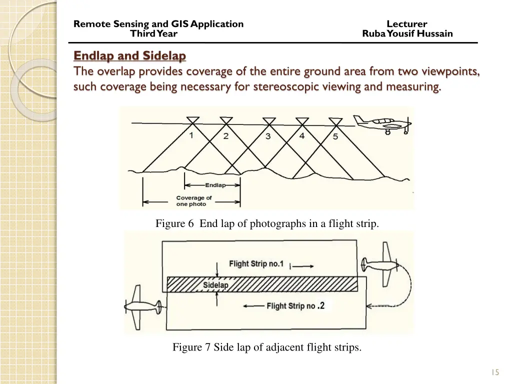 remote sensing and gis application lecturer third 13