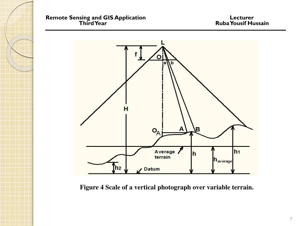 remote sensing and gis application lecturer third 5