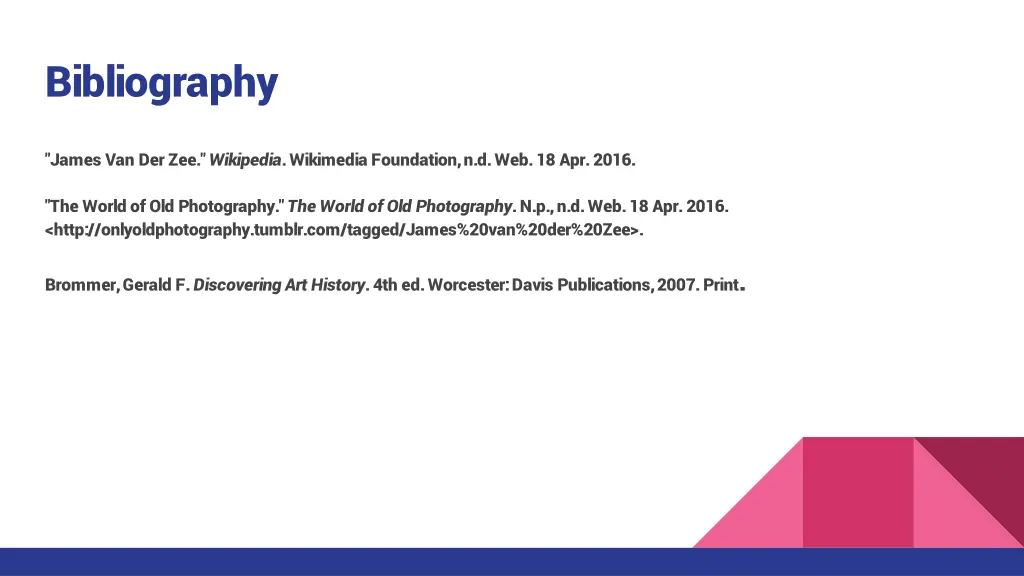 bibliography