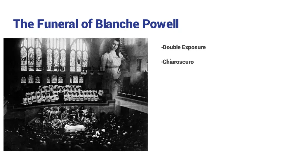 the funeral of blanche powell