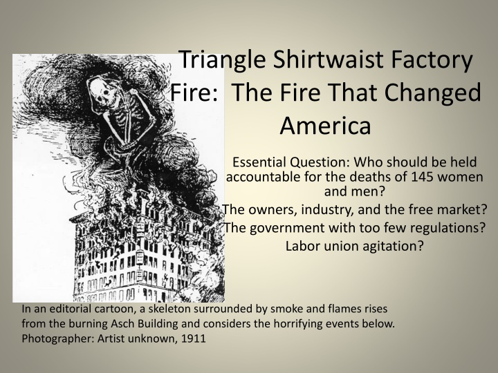 triangle shirtwaist factory fire the fire that