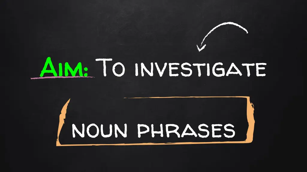 aim aim to investigate