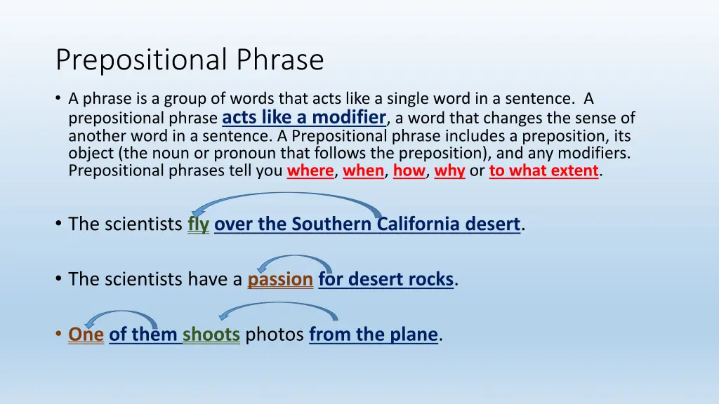 prepositional phrase 1