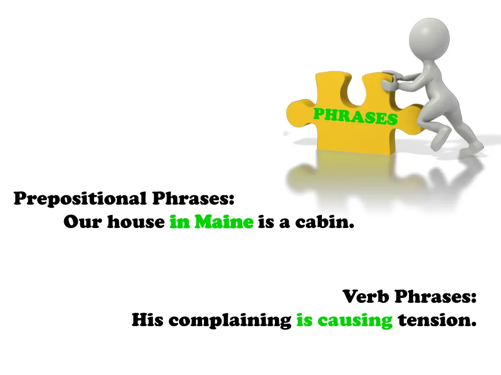 prepositional phrases our house in maine