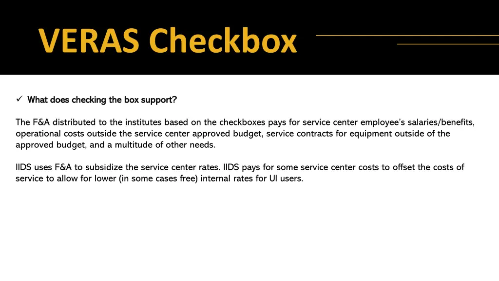 veras checkbox 1