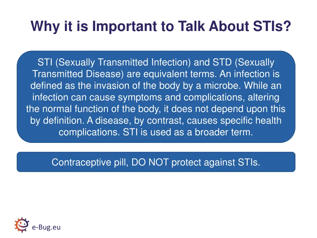 why it is important to talk about stis 1